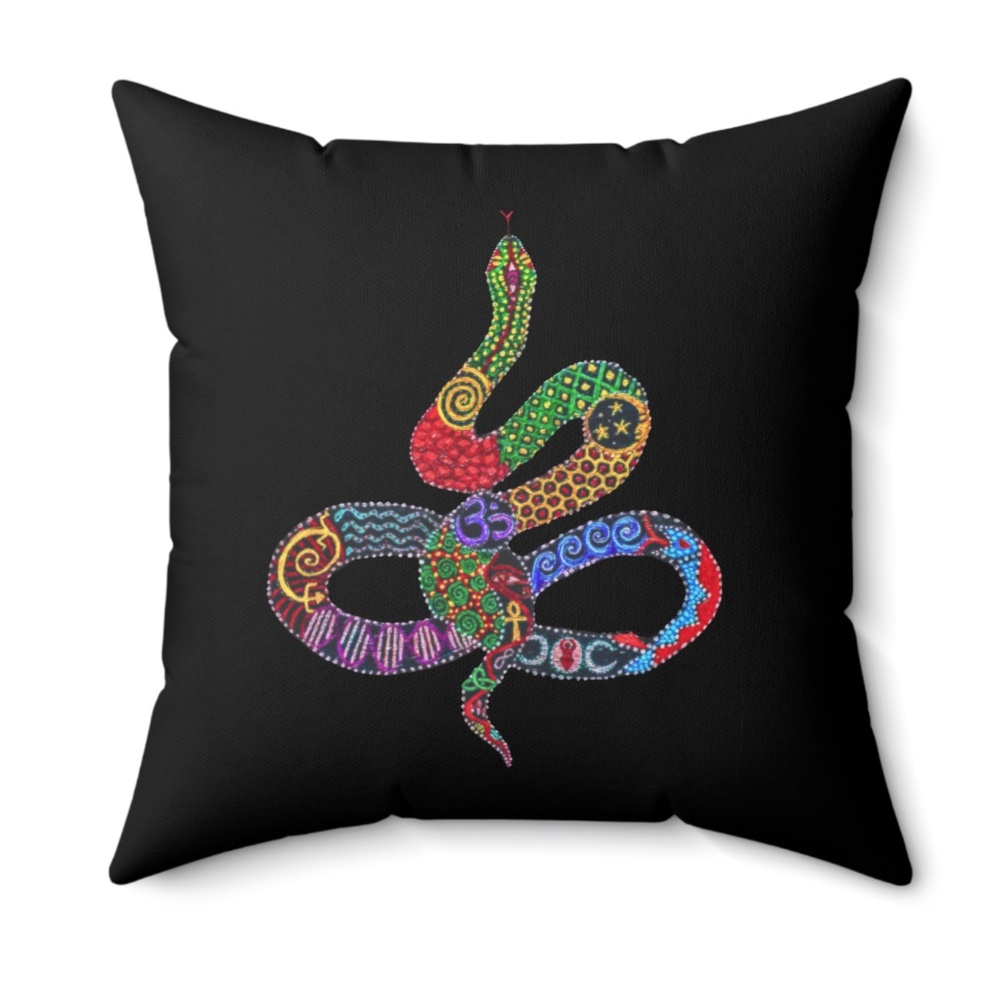 Cosmic Serpent Pillow